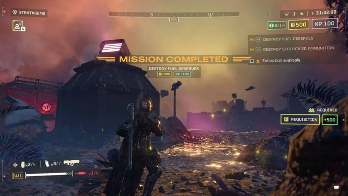Người chơi Helldivers 2 solo tiêu diệt các Robot và hoàn thành nhiệm vụ