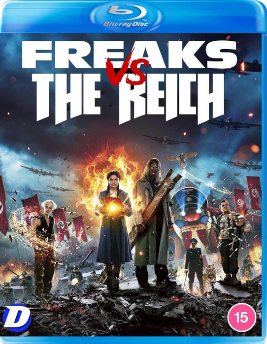 Bìa Blu-ray của Freaks vs The Reich.