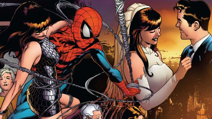 Peter Parker và Mary Jane Watson trong truyện tranh Marvel