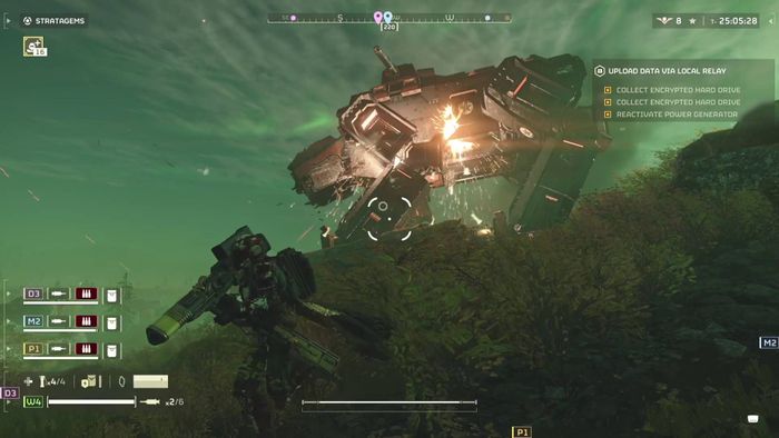Robot địa hình Factory Strider trong Helldivers 2