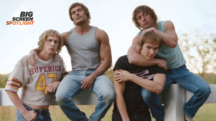 Harris Dickinson, Zac Efron, Simon Stanley, và Jeremy Allen White trong The Iron Claw