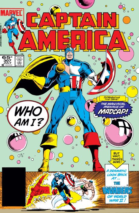 Bìa của Paul Neary cho Captain America #307