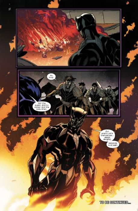 Nghệ thuật bên trong của Ultimate Black Panther #1