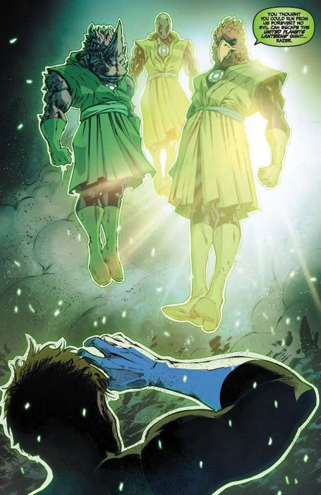 Nghệ thuật từ Green Lantern #8
