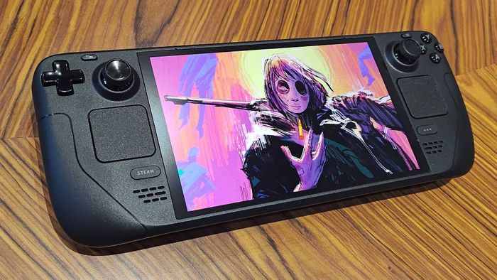 Children of the Sun key art trên màn hình Steam Deck OLED
