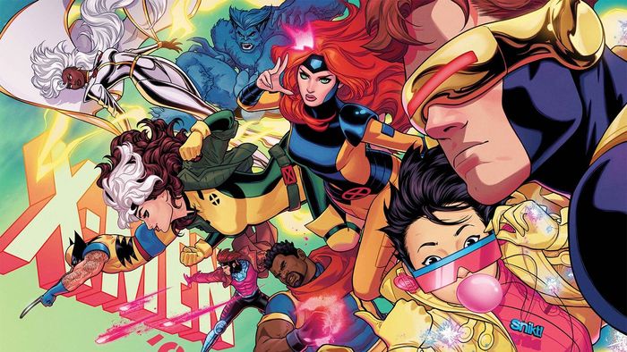 Nghệ thuật bìa biến thể X-Men '97 #1 của Russell Dauterman