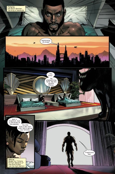 Nghệ thuật bên trong của Ultimate Black Panther #1