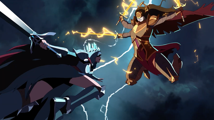 Hai chiến binh đối đầu trong một trailer hoạt hình cho Eden's Guardian