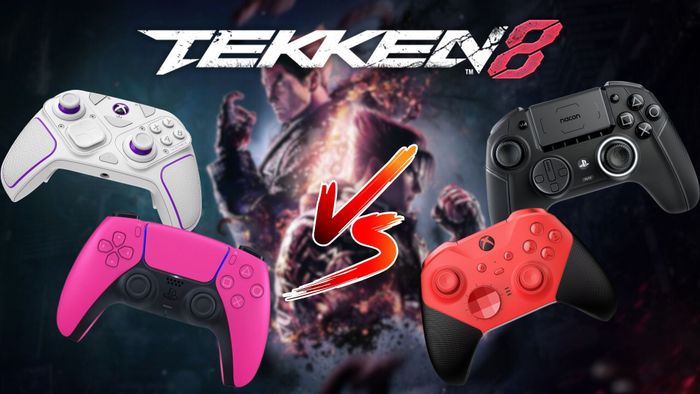 Ảnh so sánh bộ điều khiển Tekken 8
