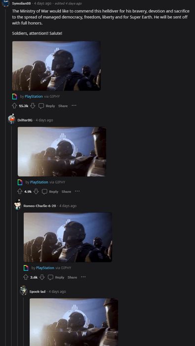 Dãy GIF Helldivers 2