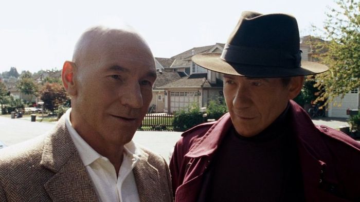 Patrick Stewart và Ian McKellan trong X-Men: The Last Stand