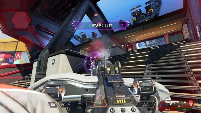 Ảnh chụp màn hình của Apex Legends cho thấy một người đang lên cấp trong trò chơi