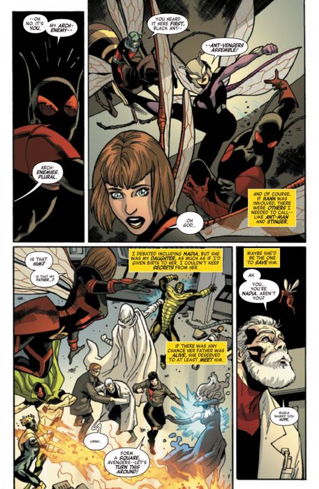 Nghệ thuật nội dung của Avengers Inc #5