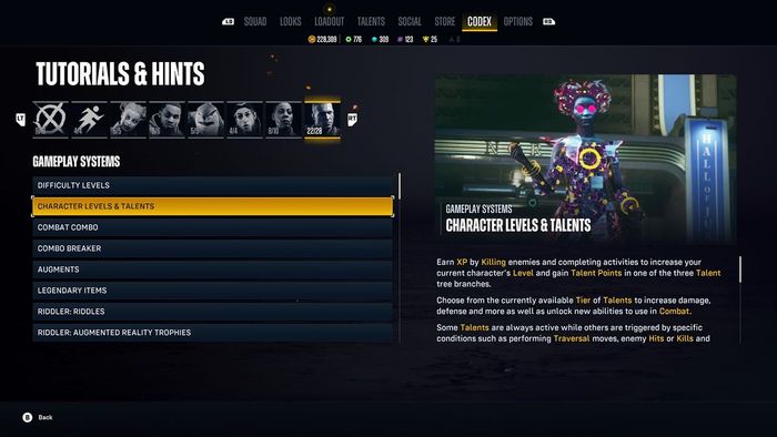 Hệ thống cấp độ và điểm kỹ năng trong game Suicide Squad Kill the Justice League