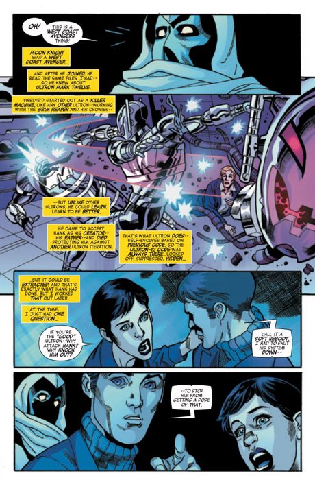 Nghệ thuật nội dung của Avengers Inc #5