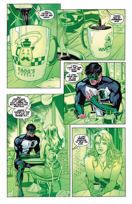 Nghệ thuật từ Green Lantern #8