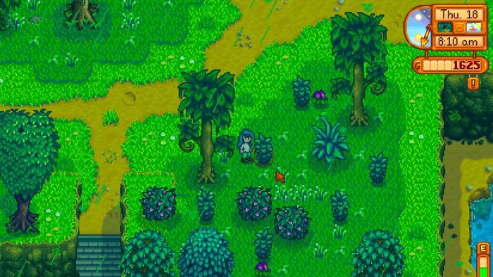 Mưa xanh Stardew Valley