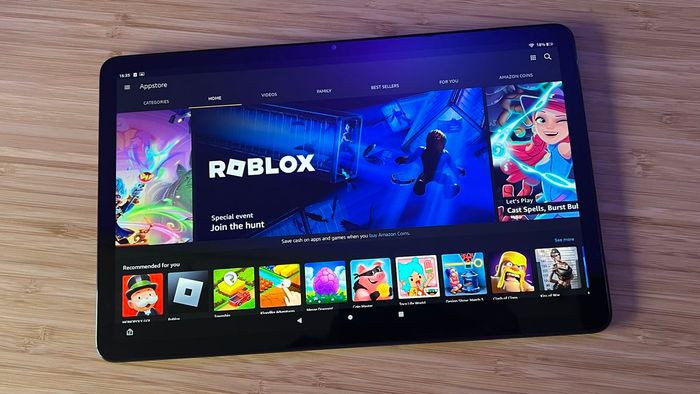 Cửa hàng ứng dụng Amazon chạy trên Amazon Fire Max 11