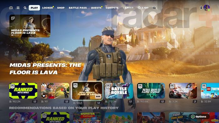 Fortnite Đất Đỏ Lửa