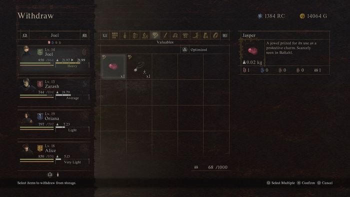 Dragon's Dogma 2 Jasper