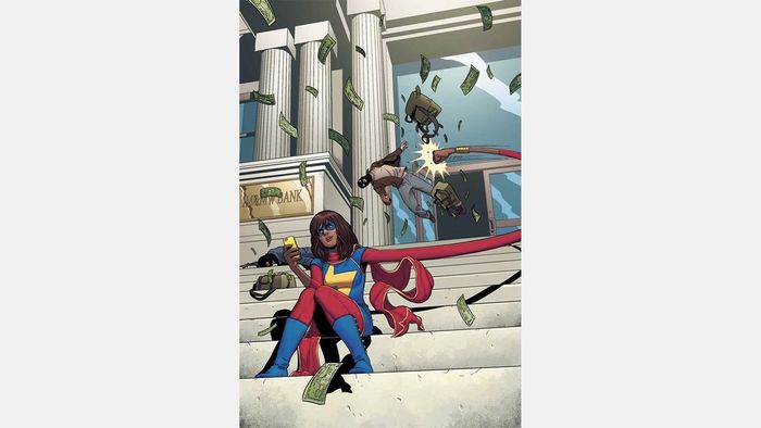 hình ảnh của Kamala Khan dưới tư cách Ms. Marvel