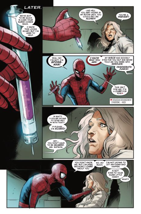 Nghệ thuật nội thất của Amazing Spider-Man #45