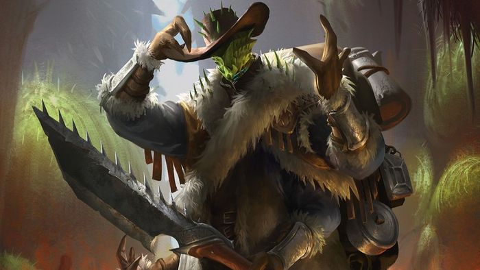 Một Cactusfolk vui vẻ từ Magic: The Gathering Outlaws của Thunder Junction