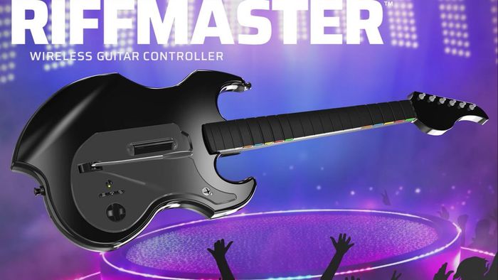 Hình ảnh tiếp thị của Guitar Không Dây PDP RIFFMASTER từ trailer ra mắt của bộ điều khiển