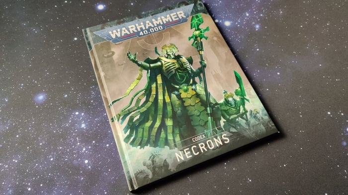 Codex: Necrons trên nền sao đầy lấp lánh