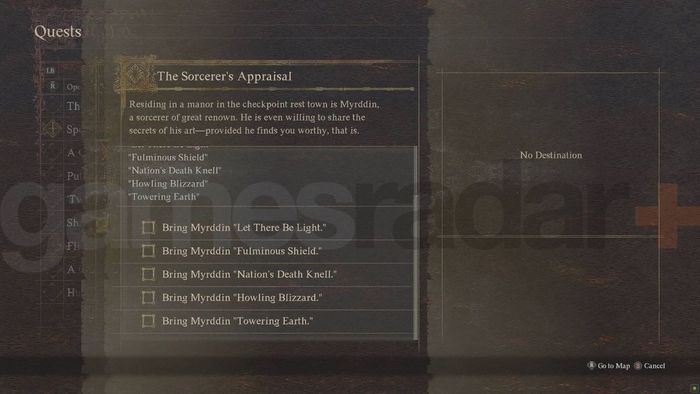 Bắt đầu Sorcerer's Appraisal trong Dragons Dogma 2