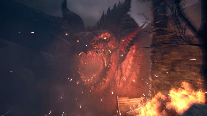 Một con rồng trong Dragon's Dogma 2.