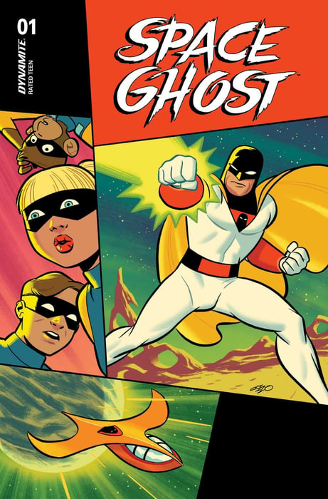 Bìa Space Ghost #1 do Michael Cho thiết kế