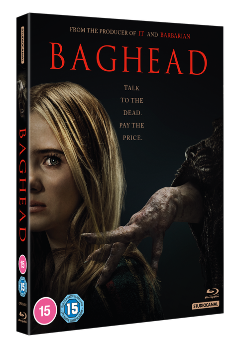 Bìa của đĩa Blu-ray của Baghead.