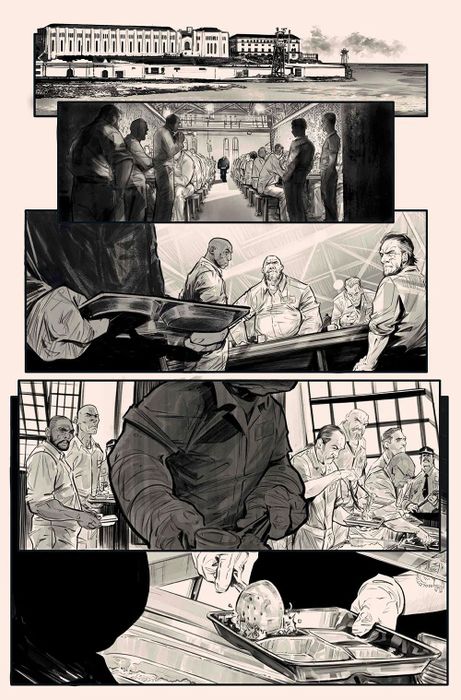 Nghệ thuật từ Teenage Mutant Ninja Turtles #1 năm 2024.