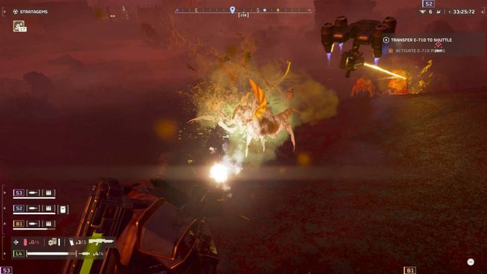 Helldivers 2 Stalwart bắn sâu bọ săn