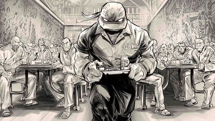 Nghệ thuật từ Teenage Mutant Ninja Turtles #1 năm 2024.