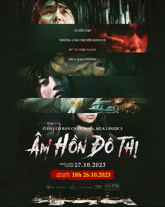 Bộ phim Âm Hồn Đô Thị (Taste Of Horror) gồm 5 câu chuyện ngắn kinh dị