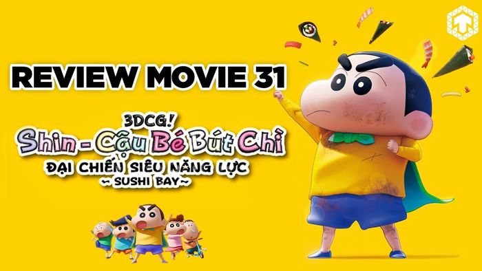 Shin Cậu Bé Bút Chì Movie 31: Đại Chiến Siêu Năng Lực là bộ phim được nhiều fan nhí yêu thích trong dịp lễ năm nay