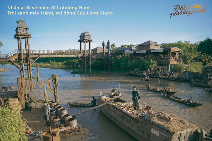 Sự sôi nổi của xóm chợ trong Đất Rừng Phương Nam dần dần được thể hiện.