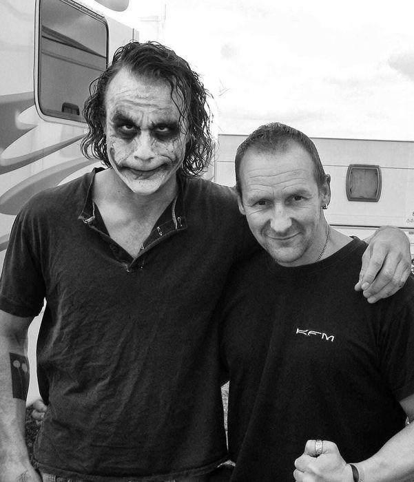 Heath Ledger cùng đoàn làm phim