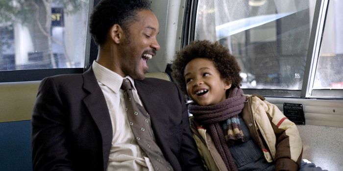 Will Smith và con trai Jaden Smith trong bộ phim The Pursuit of Happyness.