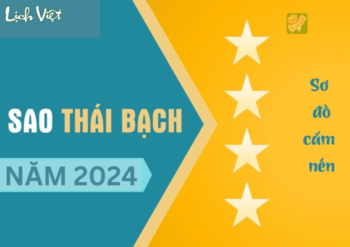 Trong năm 2024, sao Thái Bạch sẽ chiếu vào tuổi nào?