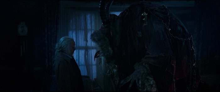 Hình dáng của Krampus trong phim.