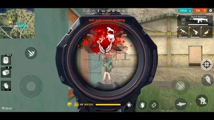 Headshot trong Free Fire