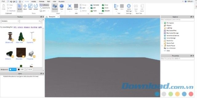 Hướng dẫn làm game bằng Roblox Studio