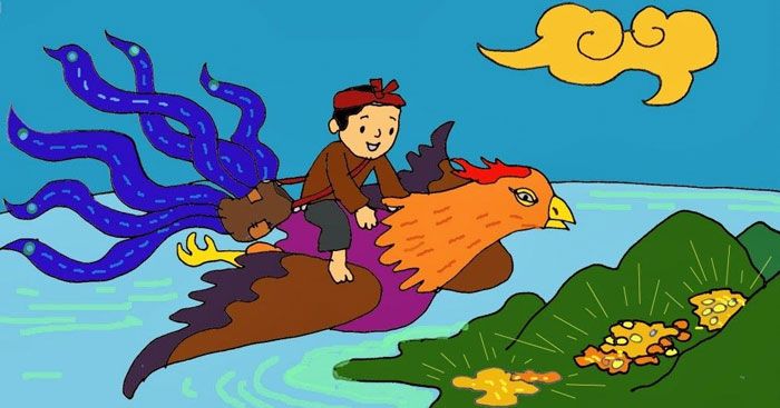 Đảm nhận vai của một em nhỏ tái hiện câu chuyện Cây khế