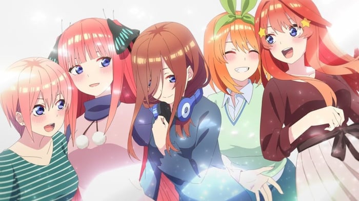 Anime The Quintessential Quintuplets Sẽ Trở Lại Trong Mùa Hè Này! Bìa