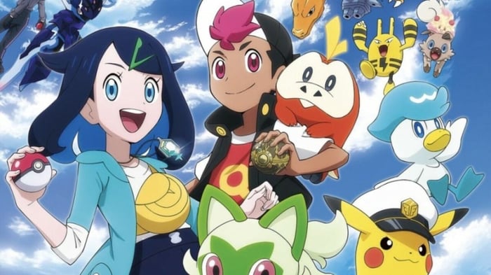 Bìa của “Pokémon Horizons: The Series” Trailer Lồng Tiếng Tiếng Anh