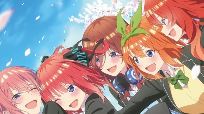 Bìa Của Anime Phụ Truyện Mới Cho The Quintessential Quintuplets!