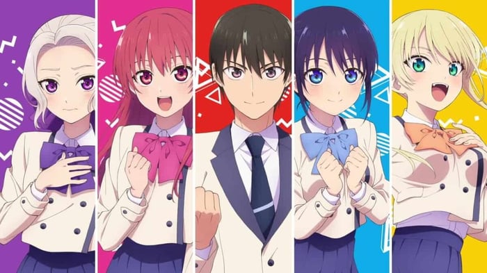 Mùa mới của Anime Hài Lãng Mạn ‘Girlfriend, Girlfriend’ Sẽ Ra Mắt vào Tháng Mười - Bìa